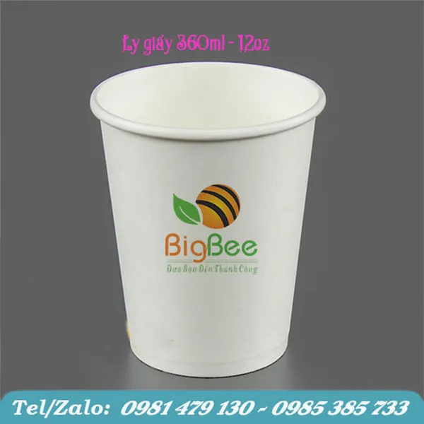 LY GIẤY TRƠN 360ML- 12OZ