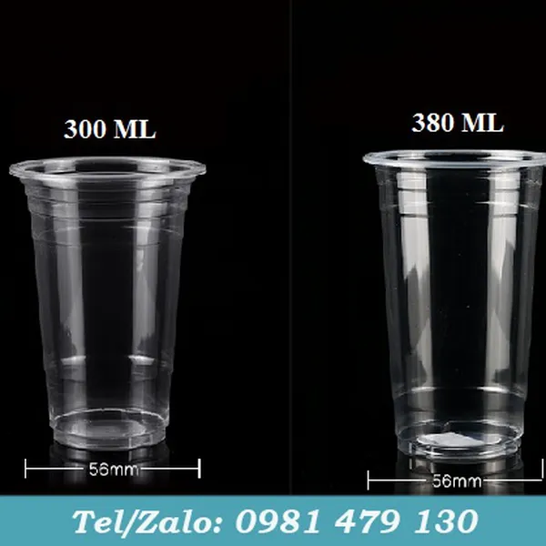 LY NHỰA PET 300ML - 380ML