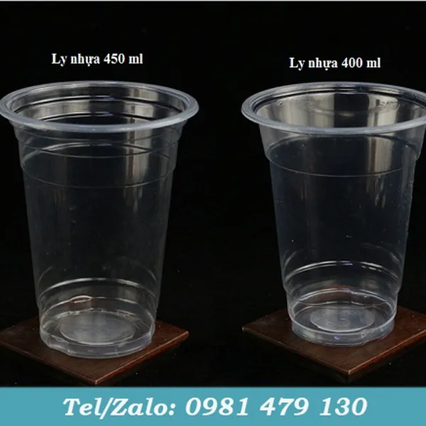 LY NHỰA PET 450ML - 400ML