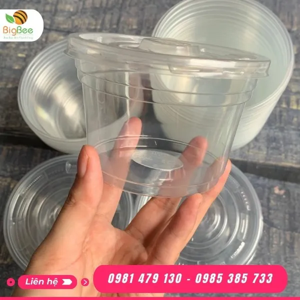 HỘP NHỰA ĐỰNG CHÁO DINH DƯỠNG 300ML CÓ NẮP