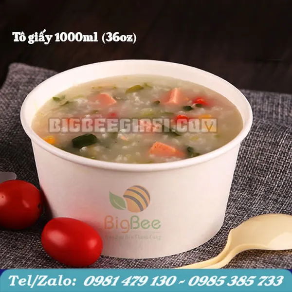 TÔ GIẤY ĐỰNG BÚN PHỞ 1000ML ( 36OZ)