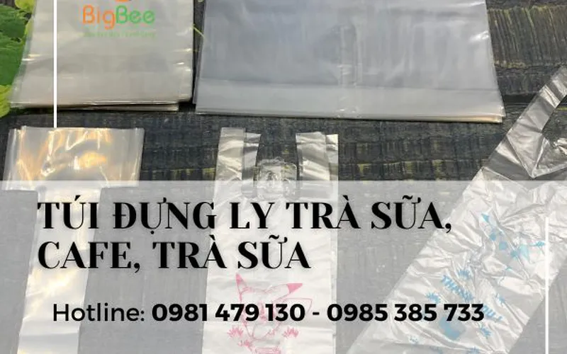 Nguồn cung cấp túi đựng ly GIÁ SỈ |Túi đựng ly trà sữa, túi đựng ly cafe, túi đựng ly nước mía