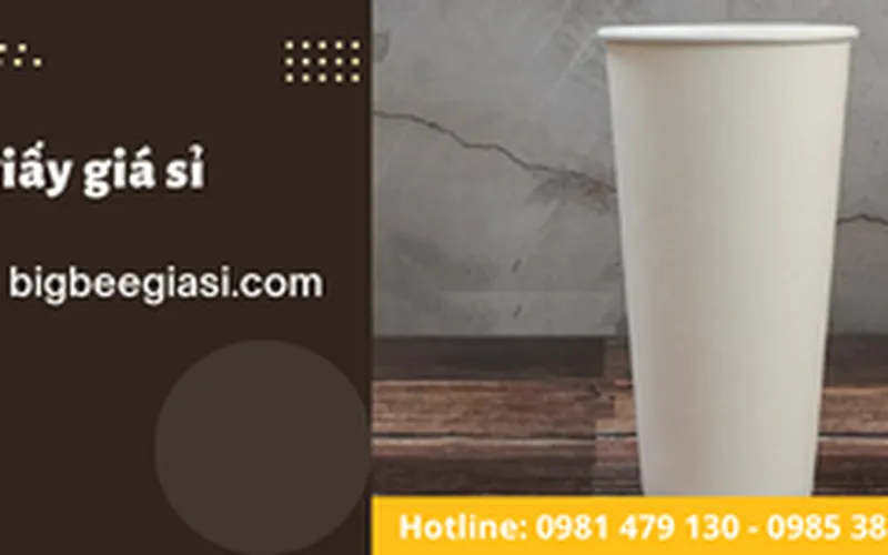 Xưởng bỏ sỉ ly giấy chất lượng, giá siêu tốt tại TPHCM