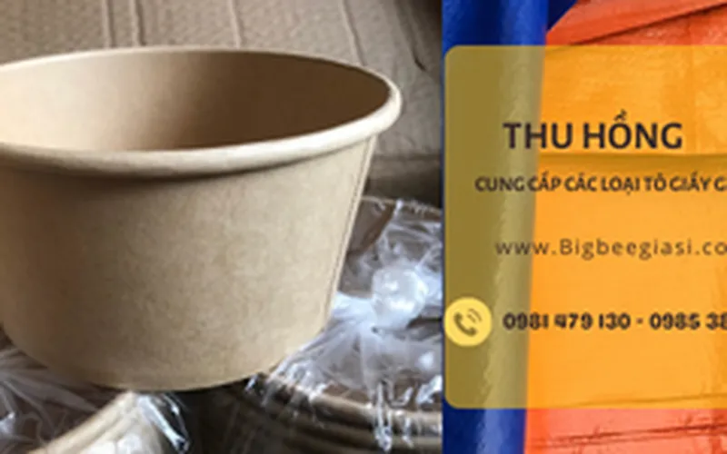 Tô giấy 1000ml giá rẻ tại xưởng TpHCM