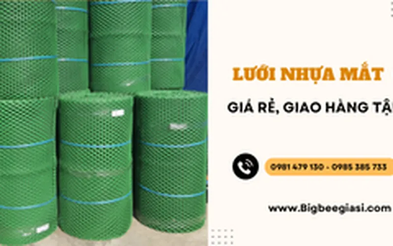 Lưới nhựa mắt cáo lỗ to, lỗ nhỏ đủ loại giá rẻ tại TpHCM