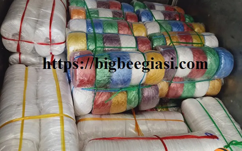 MUA DÂY NILON BUỘC HÀNG MÀU XANH, VÀNG, ĐỎ… GIÁ SỈ RẺ