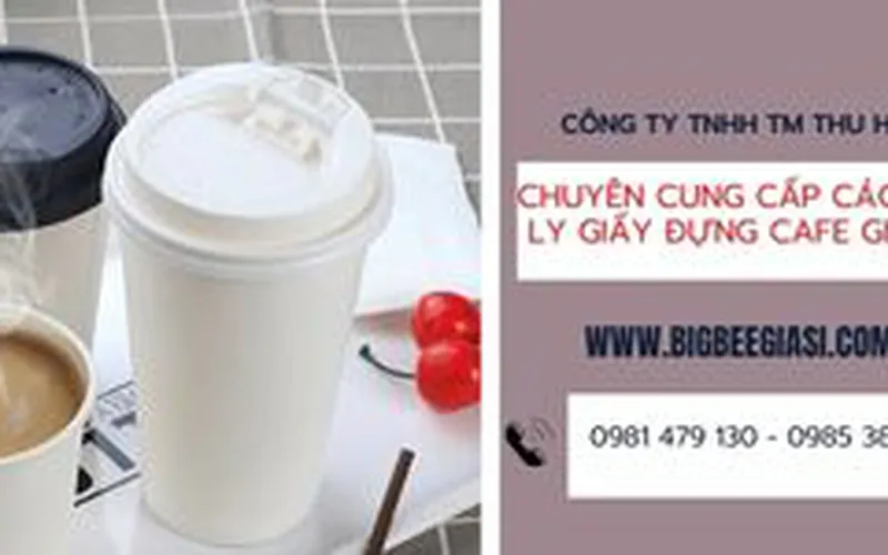 Gợi ý những mẫu ly giấy phù hợp với quán cafe