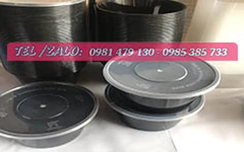 BÁN CÁC LOẠI HỘP NHỰA TRÒN ĐỰNG THỰC PHẨM GIÁ RẺ TẠI TPHCM