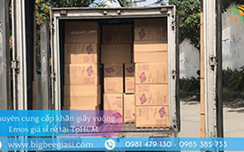 Khăn giấy vuông E’mos premium 100 tờ giá rẻ nhất TpHCM