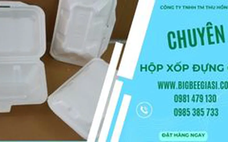 Cung cấp các loại Hộp xốp đựng thức ăn tại TpHCM