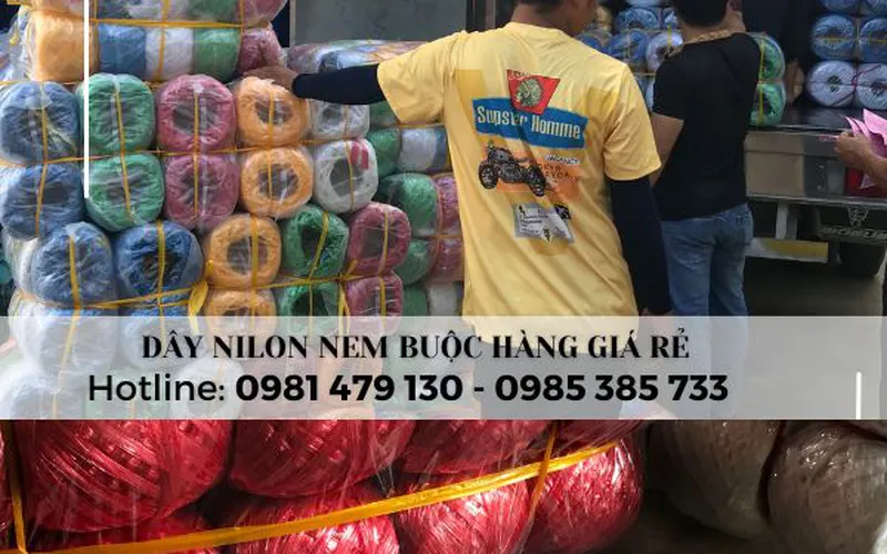 Dây nilon nem buộc hàng tổng hợp nhiều loại giá rẻ tại TpHCM