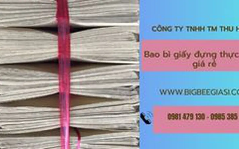 Nơi bán bao bì giấy thực phẩm đủ loại giá rẻ tại TpHCM