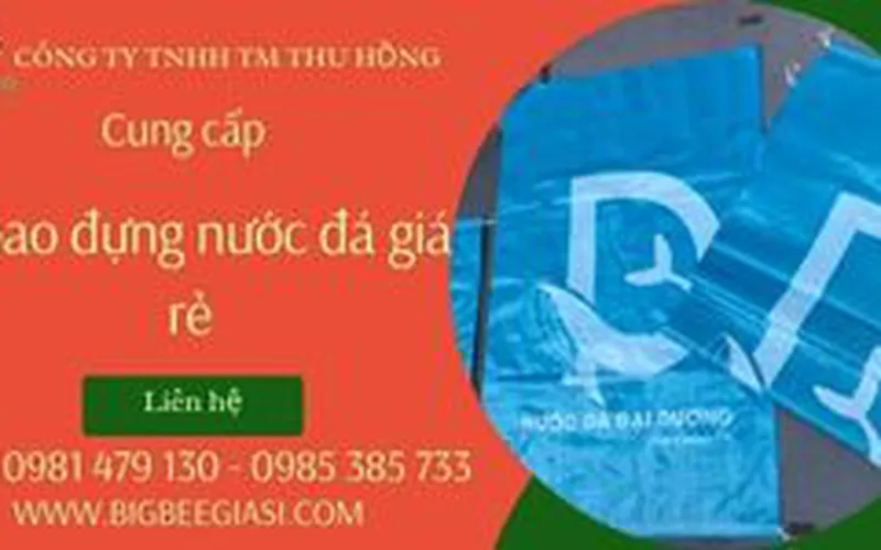 Mua bao tải đựng nước đá viên giá rẻ tại TpHCM