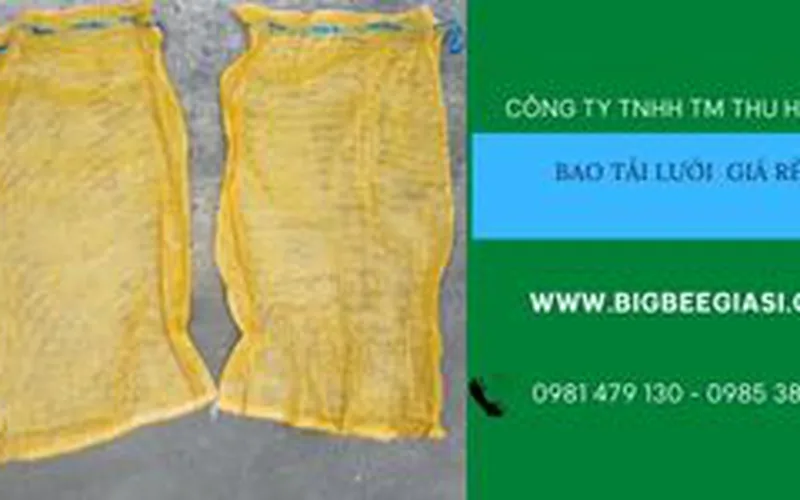 Bán bao lưới đựng hành tỏi có dây rút tiện lợi tại TpHCM