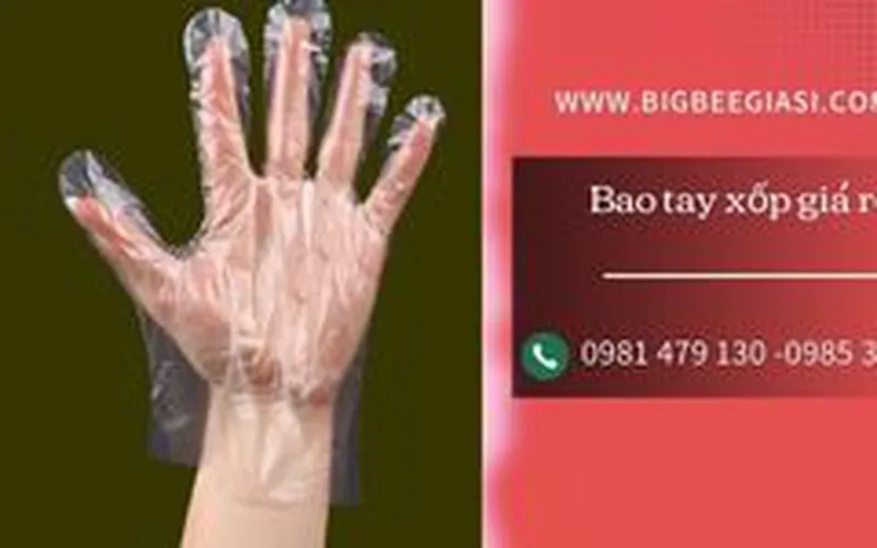 Bao tay xốp tiện ích giá rẻ tại TpHCM