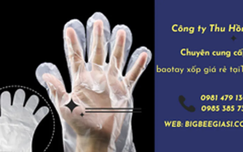 Nơi bán bao tay nilon – bao tay xốp dùng 1 lần chế biến thực phẩm