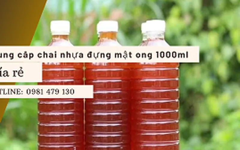 Chai nhựa đựng mật ong 1lit giá rẻ tại Tp.HCM