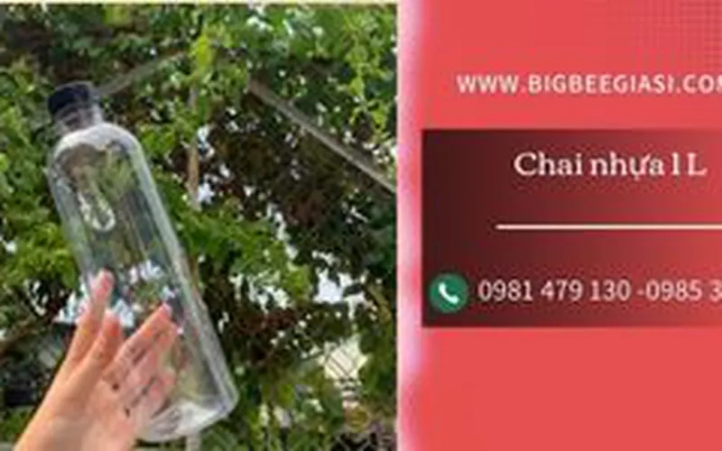 Cung cấp chai nhựa 1 lít cao dày đẹp rẻ tại TpHCM