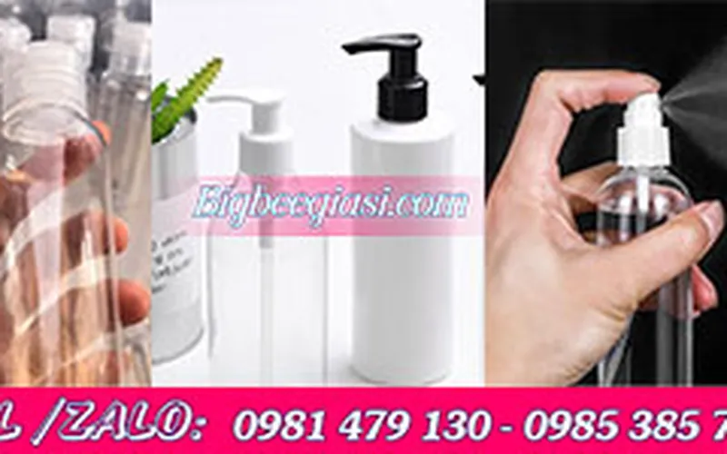 NGUỒN CUNG CẤP CHAI NHỰA MỸ PHẨM GIÁ RẺ TẠI TPHCM