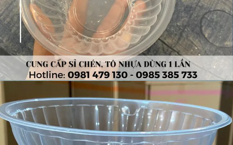 Gía gốc tô, chén nhựa trong dùng 1 lần – Ưu đãi lớn, giao hàng nhanh.