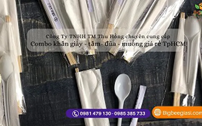 Mua Combo muỗng, đũa, tăm, khăn giấy giá rẻ nhất TpHCM