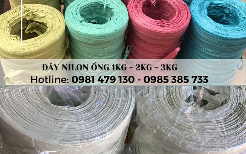 Cung cấp dây nilon ống 1kg - 2kg -3kg,  Uy tín, chất lượng, giá tận xưởng