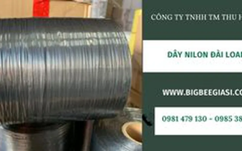 Mua dây nilon buộc bằng máy cuộn 2kg màu đen tại TpHCM