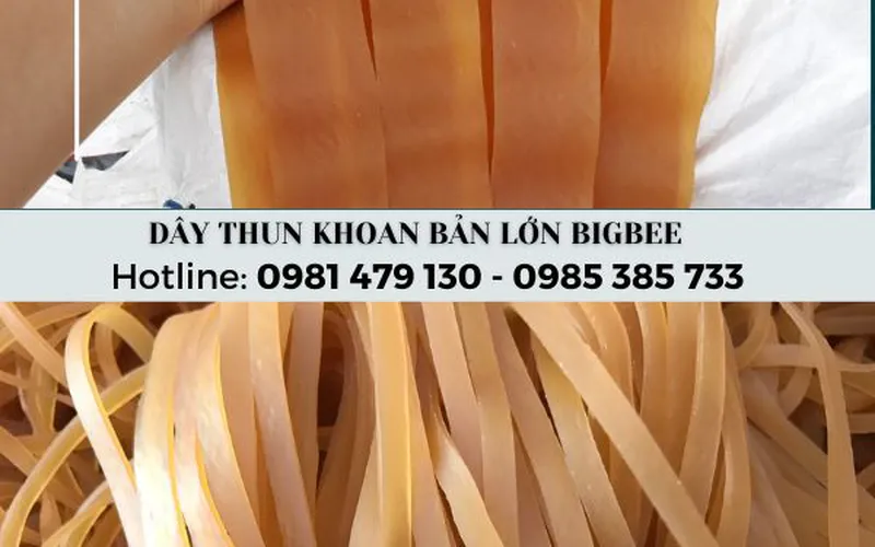 Nơi bán dây thun bản lớn gía rẻ - Bền dai - Đa dạng kích thước