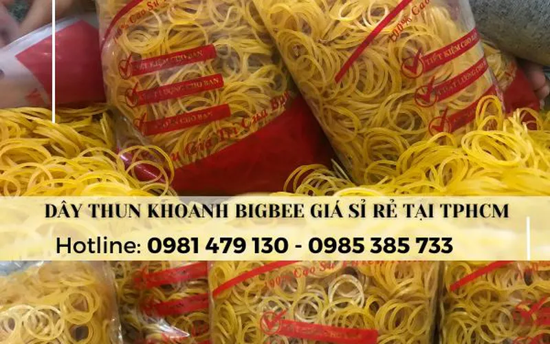 Cung cấp các loại dây thun khoanh giá sỉ, giá bán buôn tại TPHCM