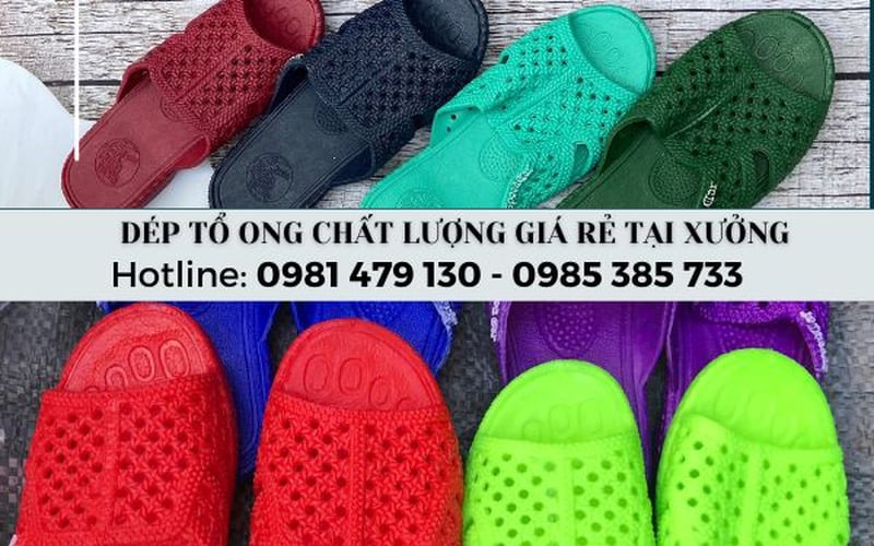 Cửa hàng cung cấp Dép tổ ong giá sỉ rẻ tại TpHCM