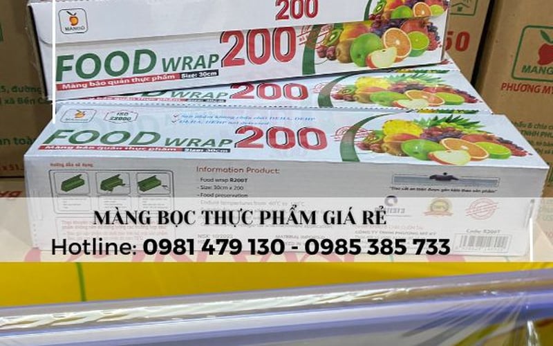Nguồn Giá sỉ rẻ màng bọc thực phẩm uy tín tại TP.HCM