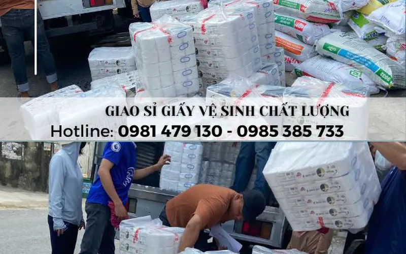 Giao Hàng Số Lượng Lớn Giấy Vệ Sinh – Nguồn Hàng Ổn Định Cho Đại Lý
