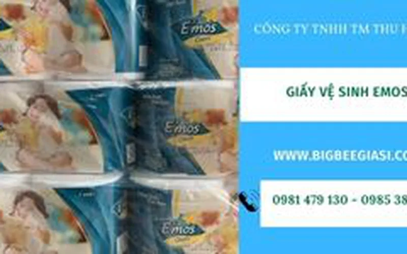 Nơi bán Giấy vệ sinh cuộn Emos giá rẻ, uy tín tại TpHCM