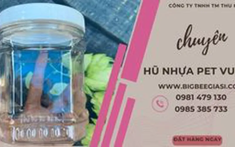 Hũ nhựa PET vuông 750ml đựng thực phẩm