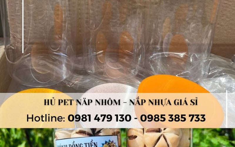 Cửa hàng cung cấp Sỉ Hũ nhựa PET nắp nhôm đựng thực phẩm từ 30gr - 1500gr