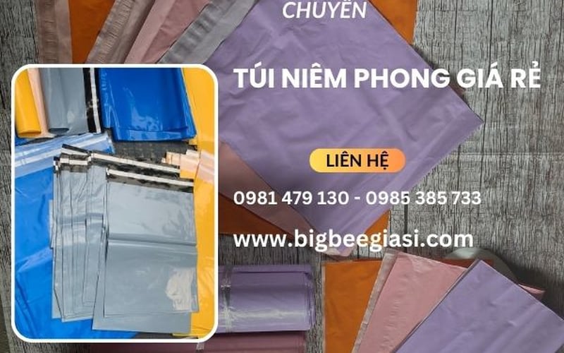 Túi niêm phong hàng chất lượng, giá rẻ tại Xưởng HCM