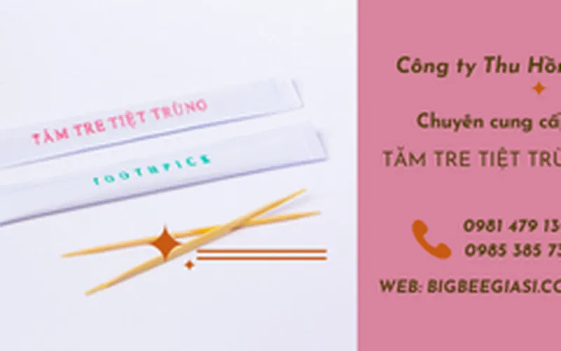 Mua Tăm tre tiệt trùng bọc giấy giá rẻ ở đâu?