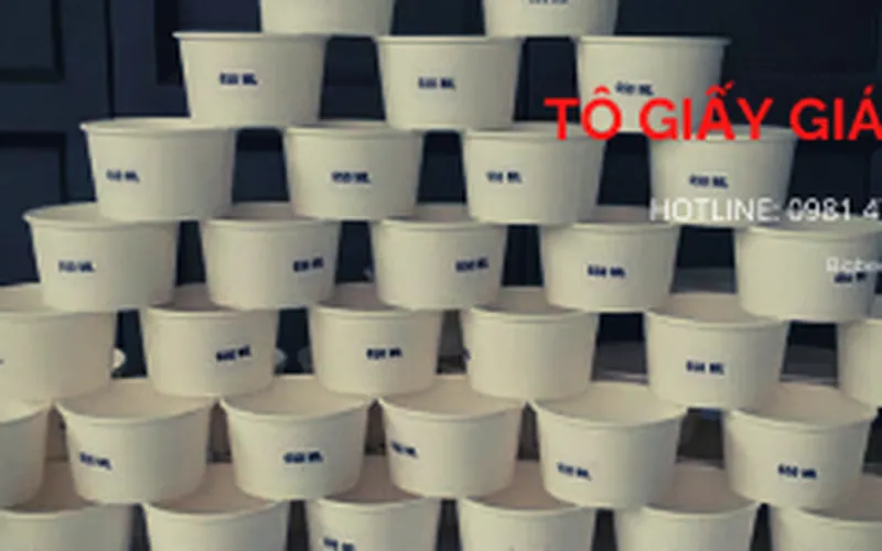 GIÁ SỈ CÁC LOẠI TÔ GIẤY DÙNG 1 LẦN
