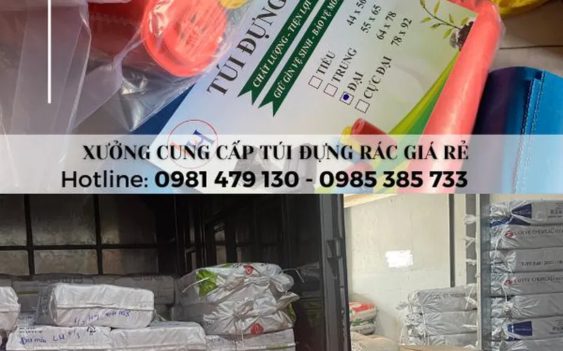 Công ty bỏ sỉ túi đựng rác giá rẻ, uy tín tại TpHCM