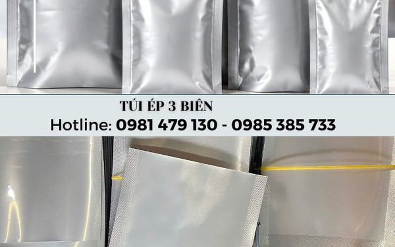 Túi Nhôm Ép 3 Biên Giá Sỉ - Giải Pháp Bao Bì Đẹp, Kín, Chuyên Nghiệp Cho Sản Phẩm 