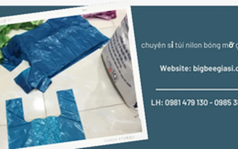 Cung cấp túi nilon bóng mỡ hàng chợ màu đẹp, giá ưu đãi tại TpHCM