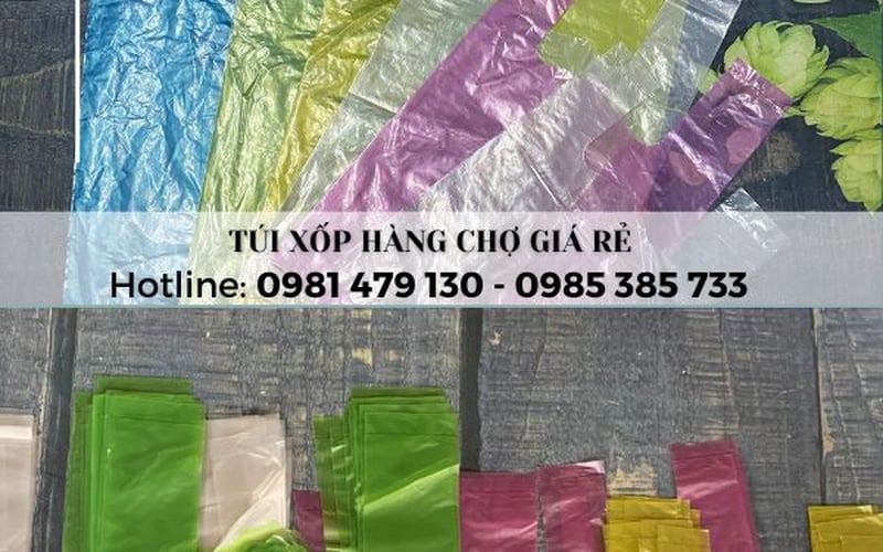 Địa chỉ bán buôn túi xốp 2 quai hàng chợ uy tín