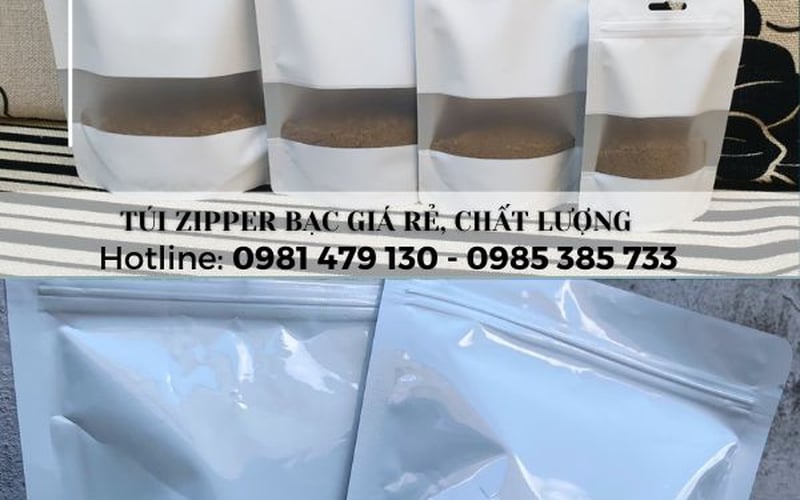 Mua túi zip bạc giá rẻ, đầy đủ mẫu bao bì hiện đại chuyên nghiệp cho mọi doanh nghiệp