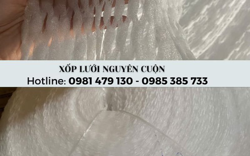 Cung cấp xốp lưới nguyên cuộn bọc chai lọ, thủy tinh, hàng dễ vỡ giá tốt