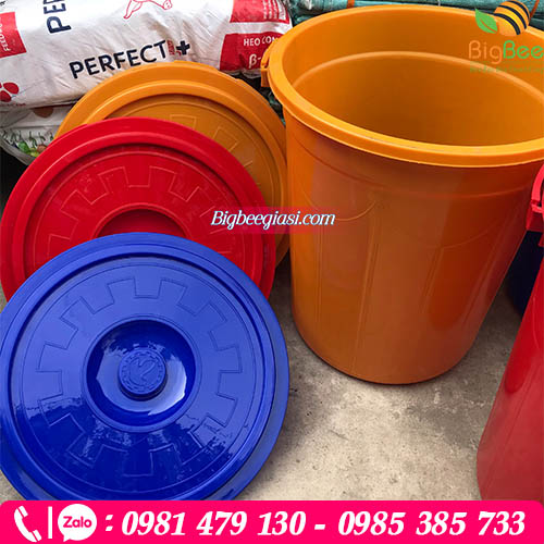 Thùng nhựa 120lít có nắp Thùng nhựa 120lít có nắp