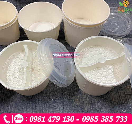 Mẫu tô giấy 2 tầng 2 ngăn dung tích 750ml và 1000ml  Mẫu tô giấy 2 tầng 2 ngăn dung tích 750ml và 1000ml