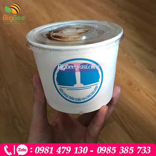 - Tô giấy đựng sữa chua in logo - Tô giấy đựng sữa chua in logo