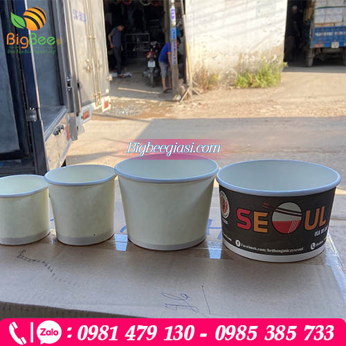 Tô giấy in đựng mì in logo thông tin thương hiệu Tô giấy in đựng mì in logo thông tin thương hiệu