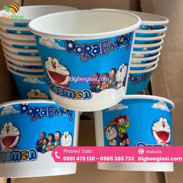 Tô giấy đựng cháo, súp in sẵn Tô giấy đựng cháo, súp in sẵn