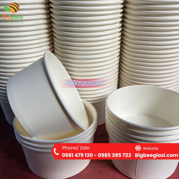 Tô giấy trắng 1000ml Tô giấy trắng 1000ml